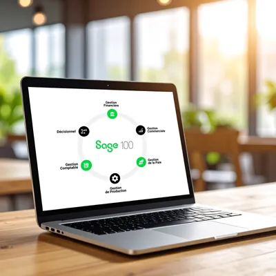 Sage BI Reporting, Sage 100 avec Unovia