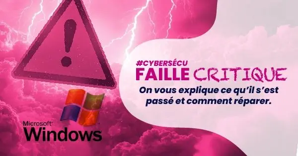 Vulnérabilité d’élévation de privilèges dans le noyau Windows